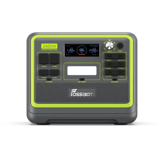 Fossibot – Module privé étanche, charge rapide personnalisable, centrale électrique Portable 2400W, 110V/220V AC DC, Ports USB QC3.0