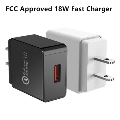 Certification ETL/FCC/PSE/Kc 18W QC3.0 Pd USB chargeur mural de voyage rapide pour batterie de téléphone portable intelligent